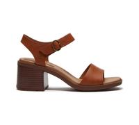 Timberland Womens Backstrap Sandal md brn f grain 7 Wide Fit