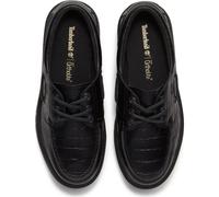 Timberland Womens Boat Shoe blk full grain 7.5 Wide Fit