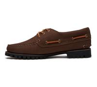 Timberland Womens Boat Shoe dk brn nubuck 6 Wide Fit