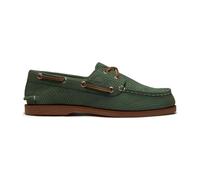 Timberland Womens Boat Shoe md grn nubuck 7 Wide Fit