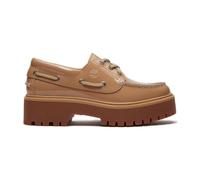 Timberland Womens Boat Shoe mdbei patntlthr 8 Wide Fit
