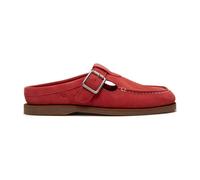 Timberland Womens Clog Shoe md red suede 6.5 Wide Fit