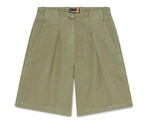 Timberland - Women's Cotton Linen Bermuda - Shorts, Gr. XL 31, oliv (CasselEarth)