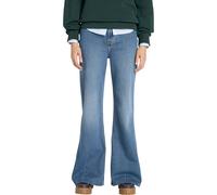 Timberland Womens Denim Flare Pants line high tide blue wash 33W 32L