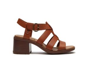 Timberland Womens Fisherman Sandal md brn f grain 6.5 Wide Fit