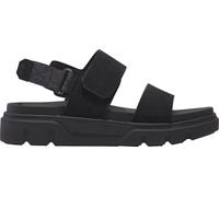Timberland Women's Greyfield 2-Strap Sandal Black Suede 41