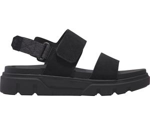 Timberland Women's Greyfield 2-Strap Sandal Black Suede 41