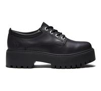 Timberland Womens Lace UP Shoe blk full grain 6 Wide Fit