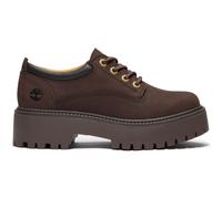 Timberland Womens Lace UP Shoe dk brn nubuck 6.5 Wide Fit
