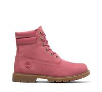 Timberland Women's Linden Woods Waterproof Hiking Boots, Black, Size 9, Nubukleder pink, 38 EU