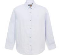 Timberland Womens Linen Long-sleeve Shirt gray dawn XS