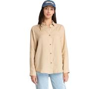 Timberland Womens Linen Long-sleeve Shirt safari XXL