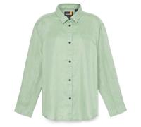 Timberland - Women's Linen Shirt - Bluse, Gr. L, grün (GreenBay)