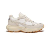 Timberland Womens Low Lace UP Sneaker natural f grain 10 Wide Fit