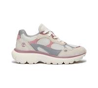 Timberland Womens Low Lace UP Sneaker natural mesh w md pink 7 Wide Fit