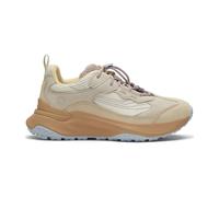 Timberland Womens Low Lace UP Waterproof Sneaker lt beige suede 7.5 Wide Fit