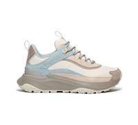 Timberland Womens Low Lace UP Waterproof Sneaker natural mesh w light blue 8 Wide Fit