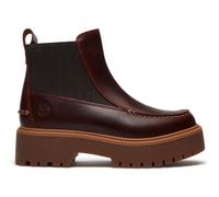 Timberland Womens Mid Chelsea Boot bur f grain 9.5 Wide Fit