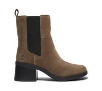 Timberland Womens Mid Chelsea Boot dkbrnsuede wblk 6 Wide Fit