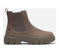 Timberland Womens Mid Chelsea Boot md brn nubuck 10 Wide Fit