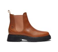 Timberland Womens Mid Chelsea Boot rust full grain 9 Wide Fit