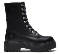 Timberland Womens Mid Lace UP Boot blk full grain 8 Wide Fit