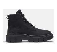 Timberland Womens Mid Lace UP Boot jet black 6 Wide Fit