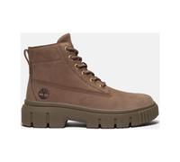 Timberland Womens Mid Lace UP Boot medium brown nubuck 9 Wide Fit