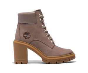 Timberland Womens Mid Lace UP Boot taupe gray 9 Wide Fit