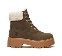 Timberland Womens Mid Warm Lined Waterproof Boot dk brn f grain 8.5 Wide Fit