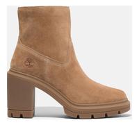 Timberland Womens Mid Zip UP Boot rust suede 7.5 Wide Fit