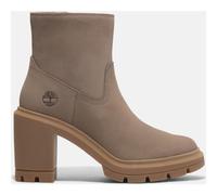 Timberland Womens Mid Zip UP Boot taupe nubuck 7.5 Wide Fit