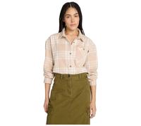 Timberland - Women's Midweight Flannel Pocket Shirt - Bluse, Gr. XL, beige (DoeskinYd)