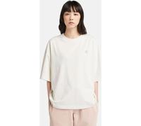 Timberland Womens Oversize Short-sleeve Tee vintage white M