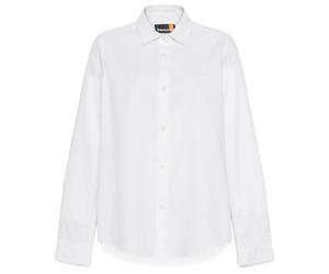 Timberland - Women's Oxford L/S Shirt - Bluse, Gr. L, weiß (WhiteYd)