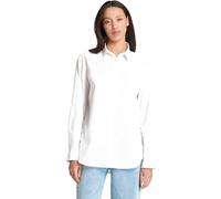 Timberland Womens Popeline Long-sleeve Shirt white XS