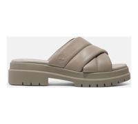 Timberland Womens Slide Sandal lt tpe f grain 9 Wide Fit