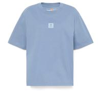 Timberland - Women's Stack Logo S/S Tee - T-Shirt, Gr. S, blau (StoneWash)