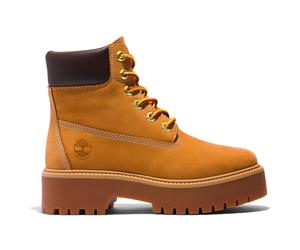 Timberland - Women's Stone Street 6 Inch Lace Up WP Boot - Freizeitstiefel, Gr. 37.5, braun (Wheat)