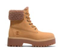 Timberland Womens Mid Warm Lined Waterproof Boot wheat nubuck 6 Wide Fit