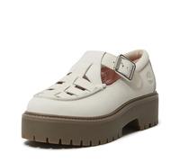 Timberland Women's Stone Street Platform Buckle Shoe, Naturnubuk, 8.5 Wide