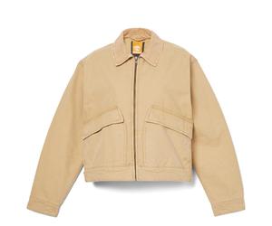 Timberland - Women's Strafford Washed Canvas Jacket - Freizeitjacke, Gr. L, beige (LightWheatBoot)