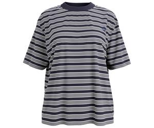 Timberland - Women's Stripe S/S Tee - T-Shirt, Gr. L, grau (PeacoatYd)