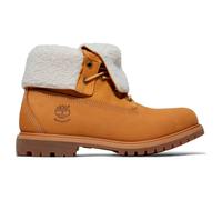 Winterboots TIMBERLAND "TIMBERLAND AUTHENTICMID WARM LINED WATERPROOF BOOT", Damen, Gr. 41,5, gelb (wheat), Leder, Schuhe Winterboots, Snowboots, Winterstiefel, Winterschuhe, wasserdicht und gefüttert