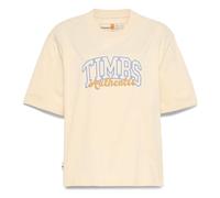 Timberland Womens Varsity Graphic Short-sleeve Tee angora M