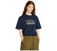 Timberland Womens Varsity Graphic Short-sleeve Tee dark sapphire M