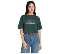 Timberland Womens Varsity Graphic Short-sleeve Tee green gables XS