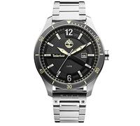Timberland Wyola Herren Armbanduhr Edelstahl Silber 50 mm, Quarzuhr, Wasserdichtigkeit: 5 Bar, TDWGH2100102