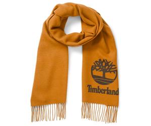 Timberland - Yarn Dye Scarf with Printed Logo - Schal, Gr. S-M, orange (Wheat)