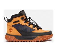 Timberland - Youth's Greenstride Motion 6 Mid Bungee WP Boot - Freizeitschuhe, Gr. 33 US 1.5, weiß (Wheat)